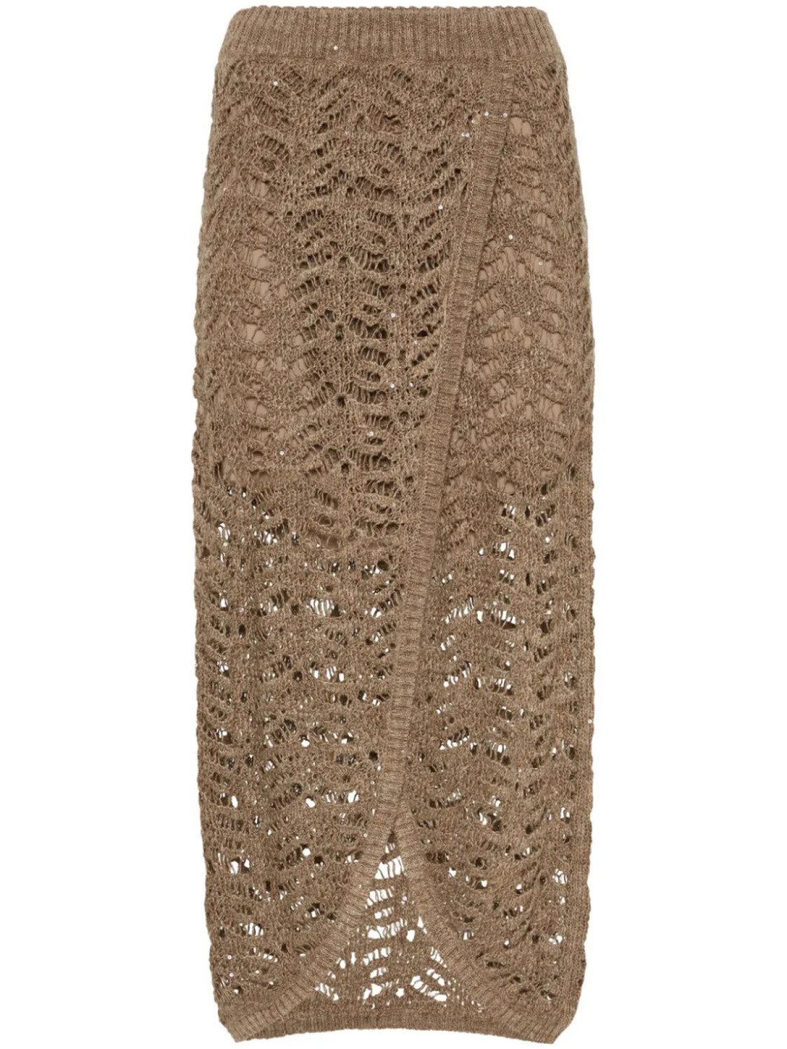 Brunello Cucinelli кружевная юбка, коричневый
Brunello Cucinelli кружевная юбка, коричневый