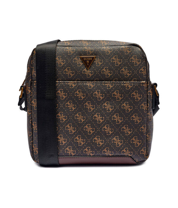 Сумка мужская Guess через плечо с монограммой логотипа, коричневый
Сумка мужская Guess через плечо с монограммой логотипа, коричневый