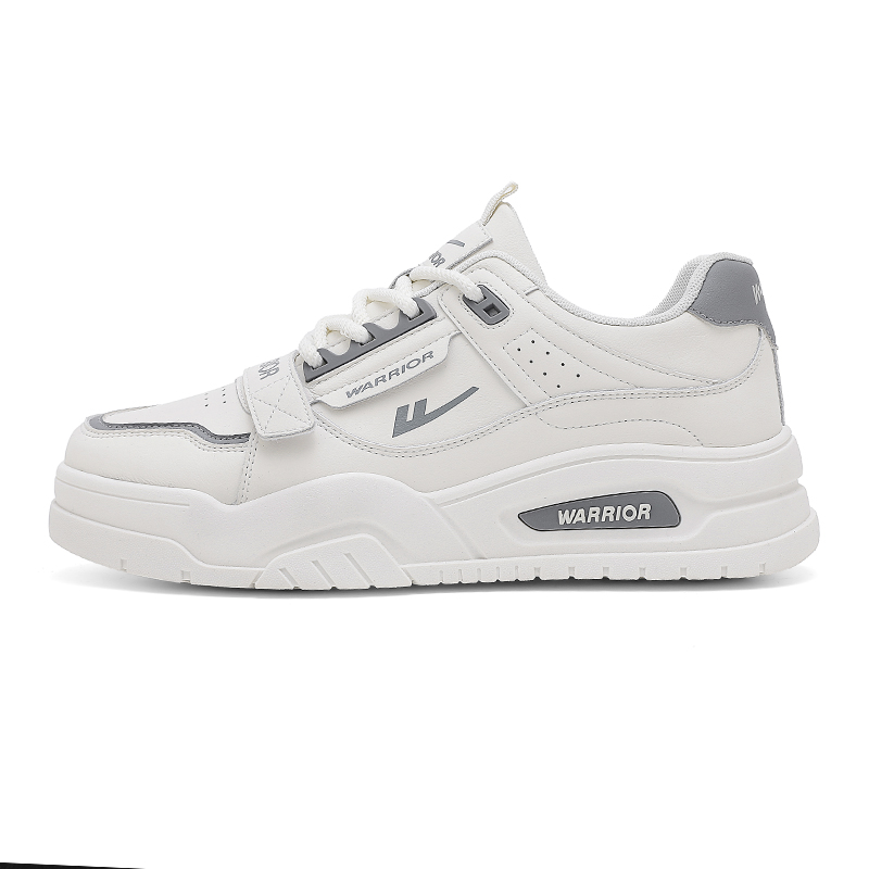 Мужские кроссовки для скейтбординга с низкой посадкой, износостойкие, с мягкой подошвой и увеличивающие рост WARRIOR, White Gray
Мужские кроссовки для скейтбординга с низкой посадкой, износостойкие, с мягкой подошвой и увеличивающие рост WARRIOR, White Gray