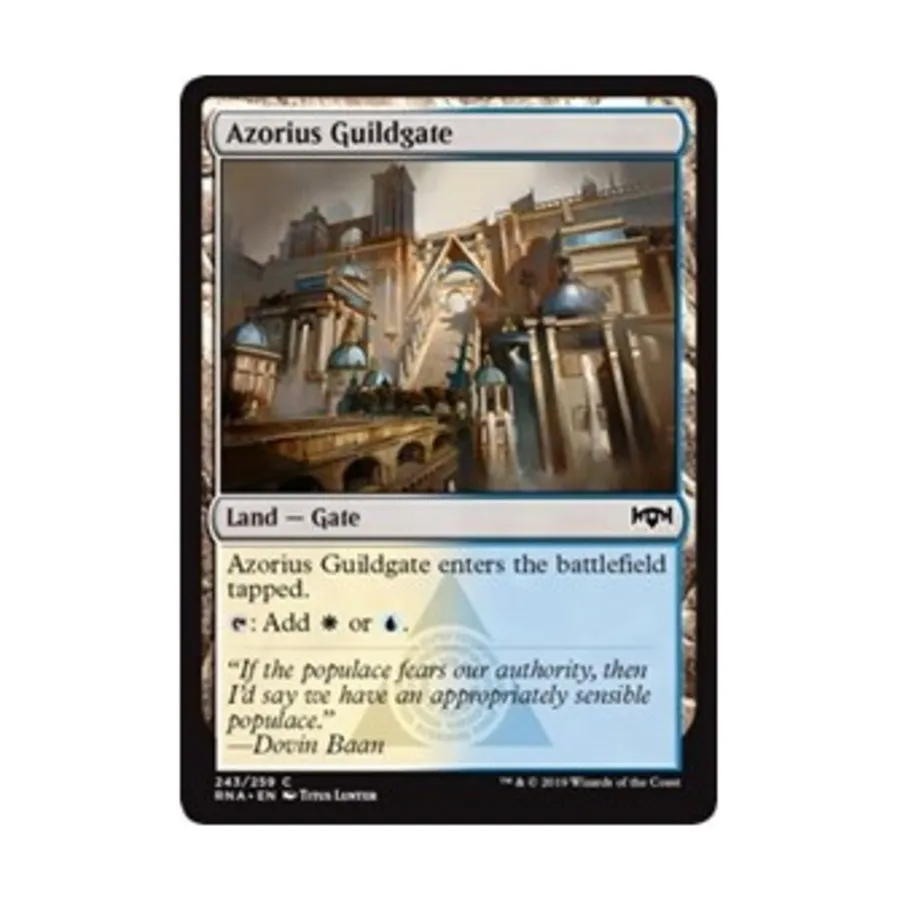 CCG Врата Гильдии Азориус (243) (К), MTG - Ravnica Allegiance
CCG Врата Гильдии Азориус (243) (К), MTG - Ravnica Allegiance