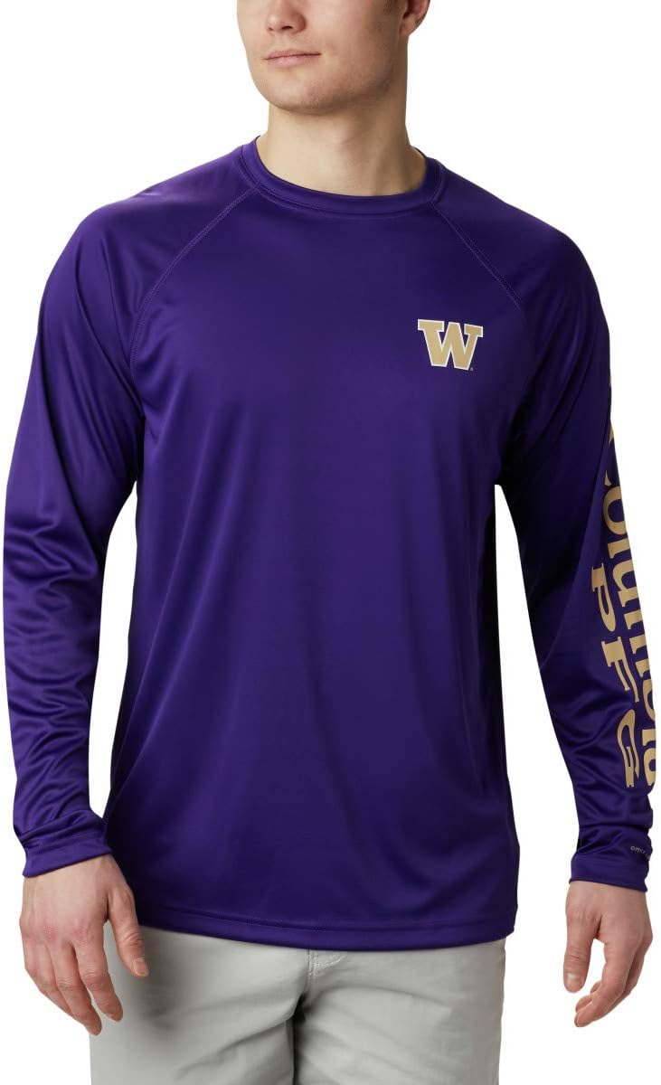 Columbia NCAA мужская университетская футболка с длинным рукавом, Uw - Uw Purple/Sierra Tan, Фиолетовый, Columbia NCAA мужская университетская футболка с длинным рукавом, Uw - Uw Purple/Sierra Tan
Columbia NCAA мужская университетская футболка с длинным рукавом, Uw - Uw Purple/Sierra Tan, Фиолетовый, Columbia NCAA мужская университетская футболка с длинным рукавом, Uw - Uw Purple/Sierra Tan