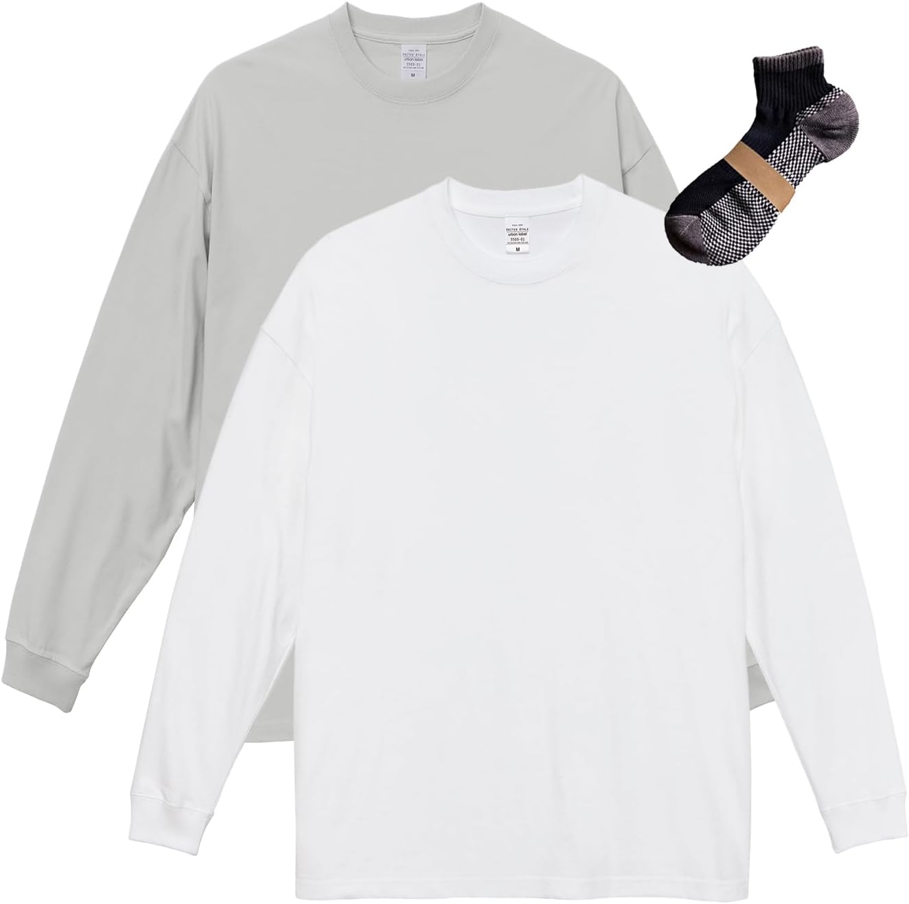 Мужская футболка с длинным рукавом United Athle 550901 с крупным силуэтом, вес 5,6 унций, белый/серый
Мужская футболка с длинным рукавом United Athle 550901 с крупным силуэтом, вес 5,6 унций, белый/серый