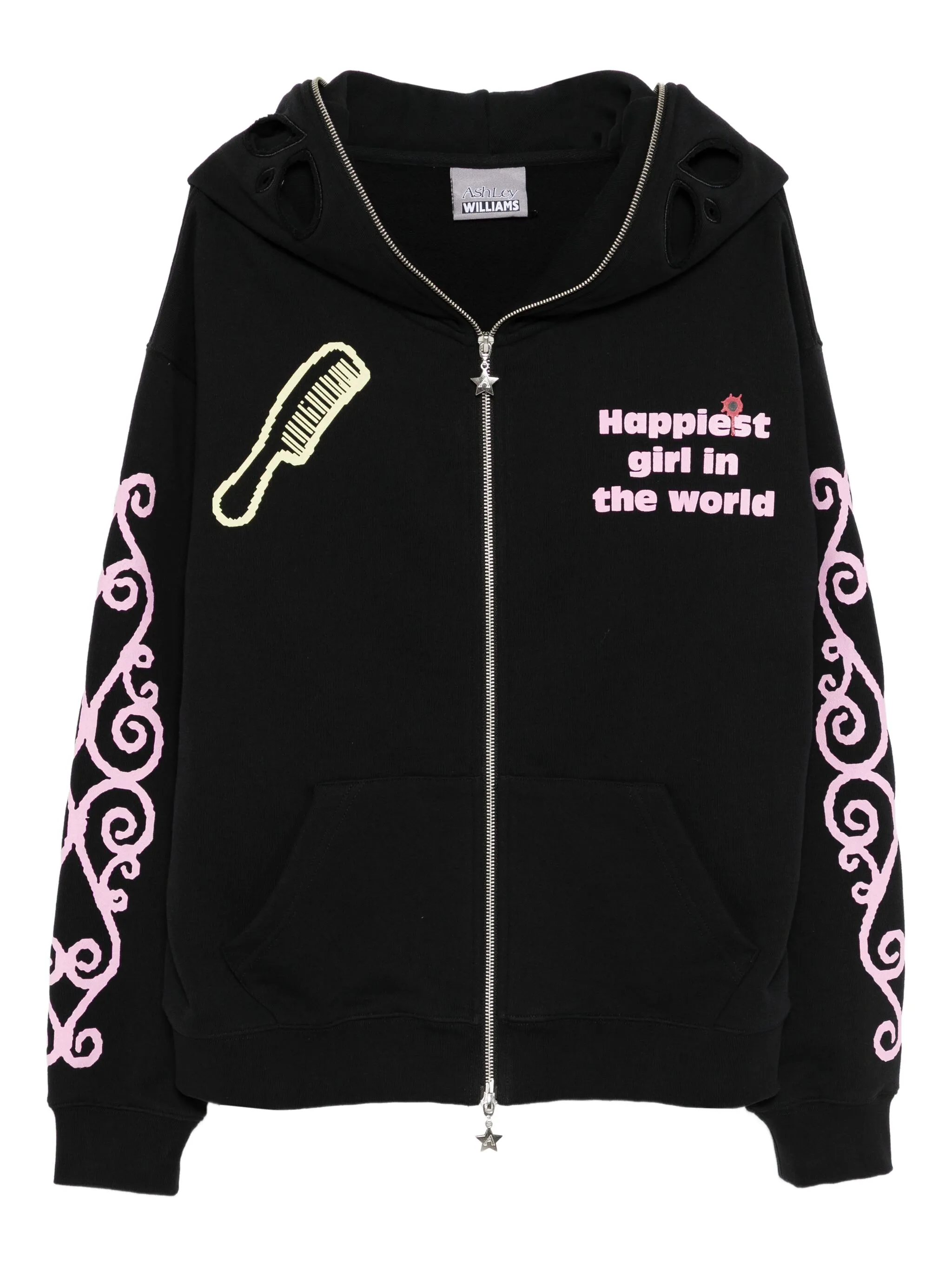 Худи с надписью Ashley Williams, черный
Худи с надписью Ashley Williams, черный