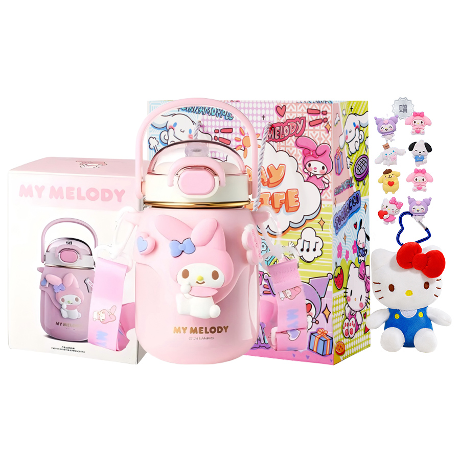 Бутылка для воды Cinnamoroll/Kuromi/My Melody Collection Big Belly 700ML Sanrio, My Melody Doll Straw Insulated Cup+Shopping Bag+Doll Pendant (Includes Cup Brush+Straw Brush+Stickers)
Бутылка для воды Cinnamoroll/Kuromi/My Melody Collection Big Belly 700ML Sanrio, My Melody Doll Straw Insulated Cup+Shopping Bag+Doll Pendant (Includes Cup Brush+Straw Brush+Stickers)