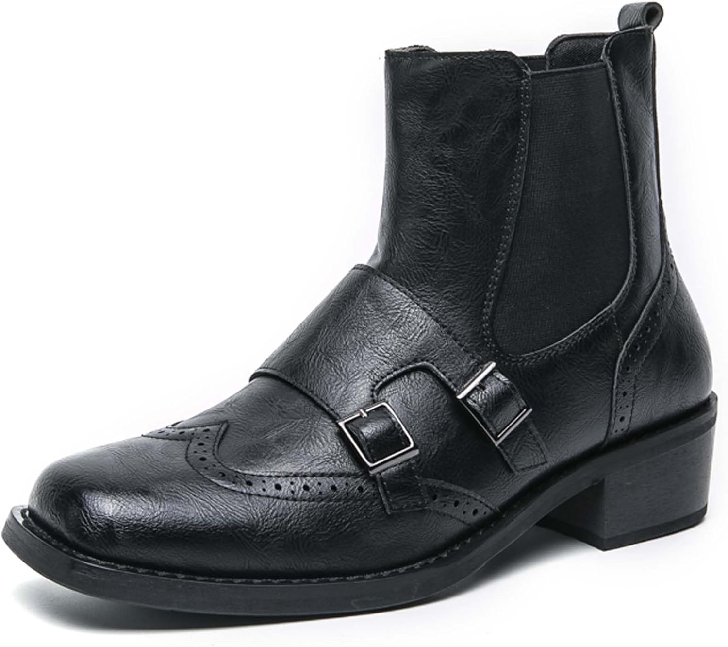 Мужские ботинки Челси с модной пряжкой, высокие, для делового повседневного ношения, формальные, удобные и дышащие, для ходьбы, работы, свадьбы, служебной формы, кожаные туфли Generic, черный
Мужские ботинки Челси с модной пряжкой, высокие, для делового повседневного ношения, формальные, удобные и дышащие, для ходьбы, работы, свадьбы, служебной формы, кожаные туфли Generic, черный