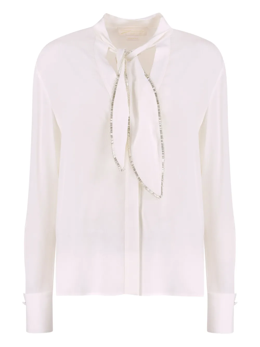 Шелковая блузка с галстуком Genny, белый
Шелковая блузка с галстуком Genny, белый