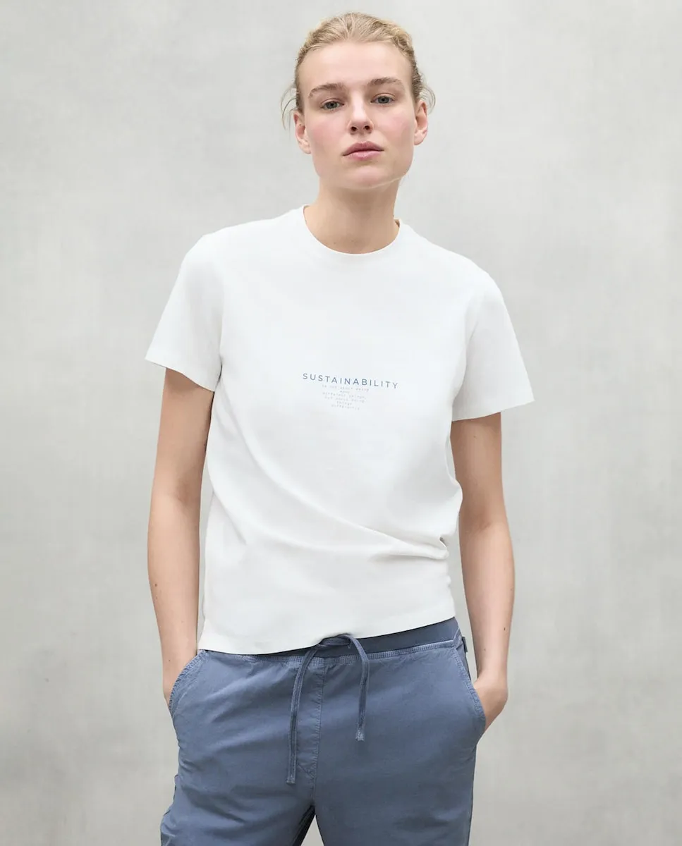 Женская футболка с небольшим логотипом на спине Ecoalf, белый
Женская футболка с небольшим логотипом на спине Ecoalf, белый