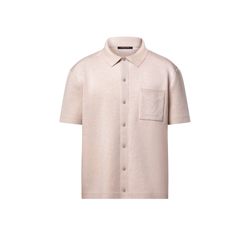 Трикотажная рубашка с короткими рукавами и тиснением монограммы Louis Vuitton, коричневый
Трикотажная рубашка с короткими рукавами и тиснением монограммы Louis Vuitton, коричневый