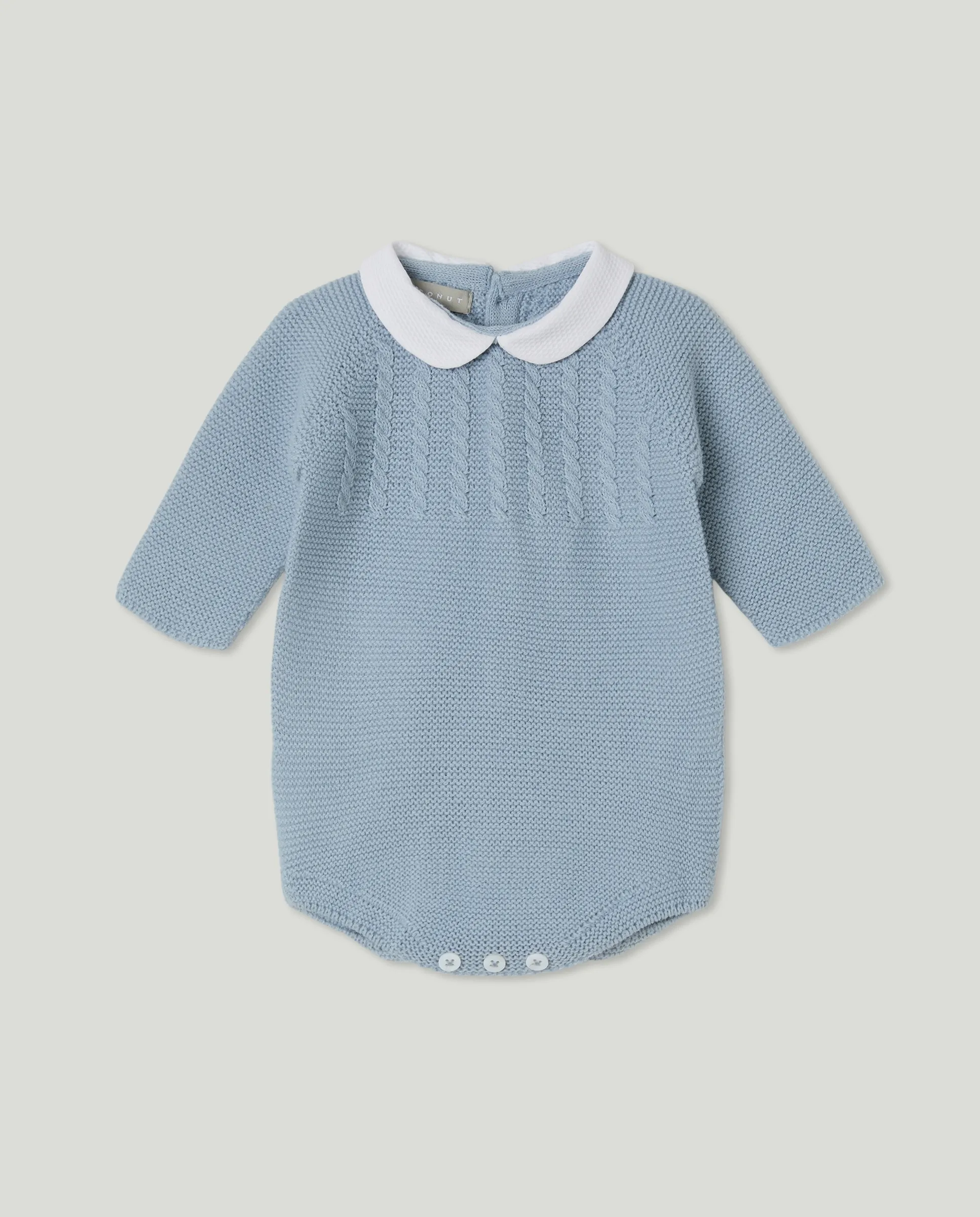 Классический полукомбинезон-распашонка с длинным рукавом и воротничком-стойкой, с вышивкой восьмерок на кокетке для малыша Coconut El Corte Inglés, синий
Классический полукомбинезон-распашонка с длинным рукавом и воротничком-стойкой, с вышивкой восьмерок на кокетке для малыша Coconut El Corte Inglés, синий