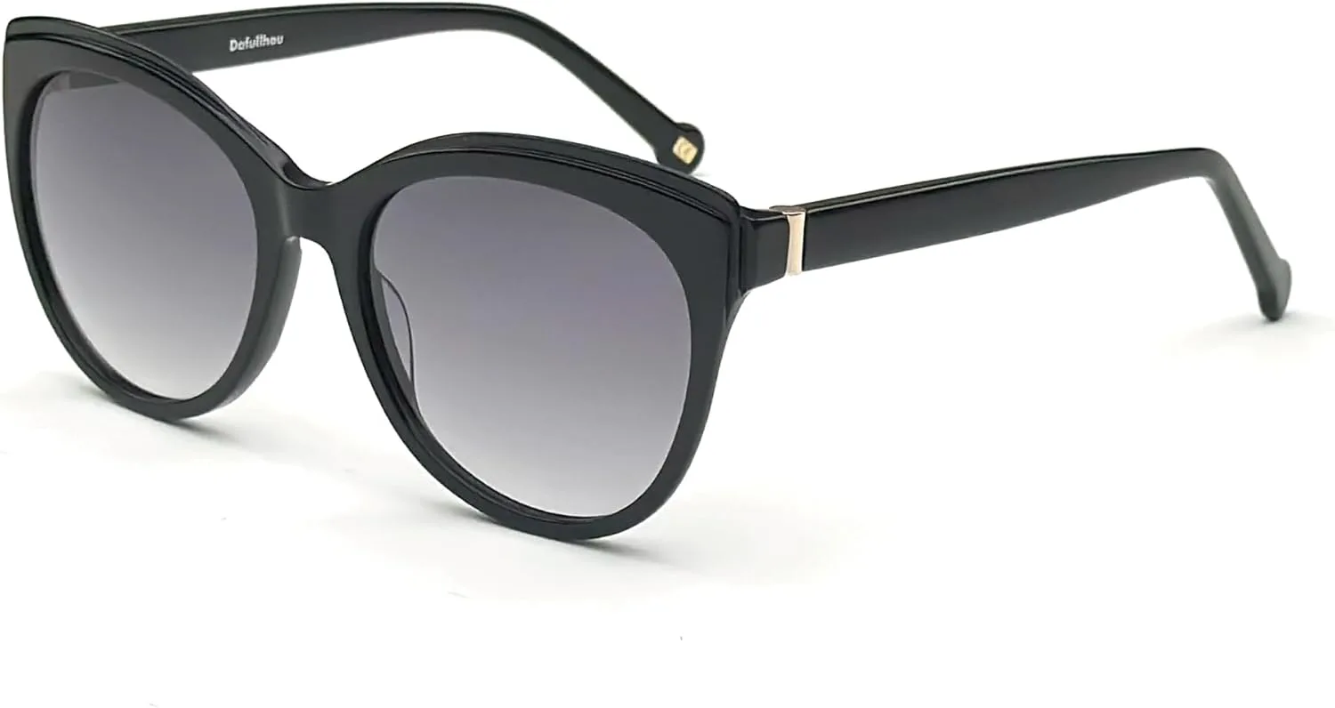 Солнцезащитные очки «кошачий глаз» для женщин и мужчин, с защитой от УФ-излучения UV400, элегантные, в стиле ретро, модные Dafullhou, Black Frame/Gradient Grey Lens
Солнцезащитные очки «кошачий глаз» для женщин и мужчин, с защитой от УФ-излучения UV400, элегантные, в стиле ретро, модные Dafullhou, Black Frame/Gradient Grey Lens