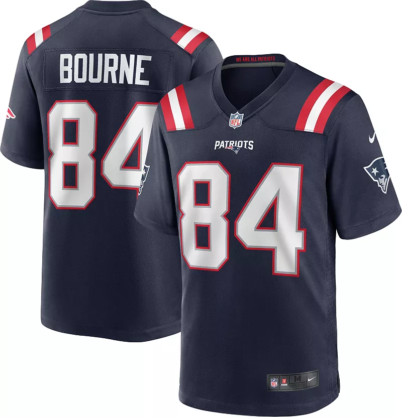 Мужская футболка Nike New England Patriots Kendrick Bourne № 84 темно-синего цвета
Мужская футболка Nike New England Patriots Kendrick Bourne № 84 темно-синего цвета