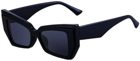 Сексуальные солнцезащитные очки для женщин. Модные солнцезащитные очки неправильной формы для женщин. Очки в стиле «кошачий глаз» в стиле панк MTZJH, C1 Black Gray
Сексуальные солнцезащитные очки для женщин. Модные солнцезащитные очки неправильной формы для женщин. Очки в стиле «кошачий глаз» в стиле панк MTZJH, C1 Black Gray