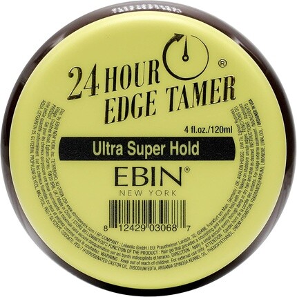 EBIN NEW YORK 24 Hour Edge Tamer Ultra Super Hold 4 унции с аргановым маслом и касторовым маслом
EBIN NEW YORK 24 Hour Edge Tamer Ultra Super Hold 4 унции с аргановым маслом и касторовым маслом