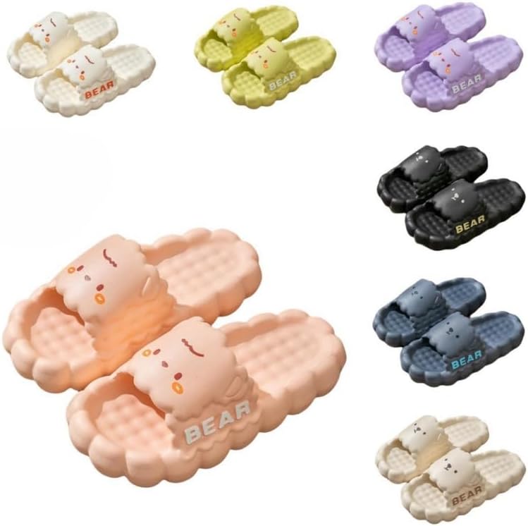 Женские тапочки ALBIVA с милым медвежонком, летние, мягкая подошва, нескользящие сандалии для дома и улицы, кавайные подарки для женщин и мужчин, розовый
Женские тапочки ALBIVA с милым медвежонком, летние, мягкая подошва, нескользящие сандалии для дома и улицы, кавайные подарки для женщин и мужчин, розовый