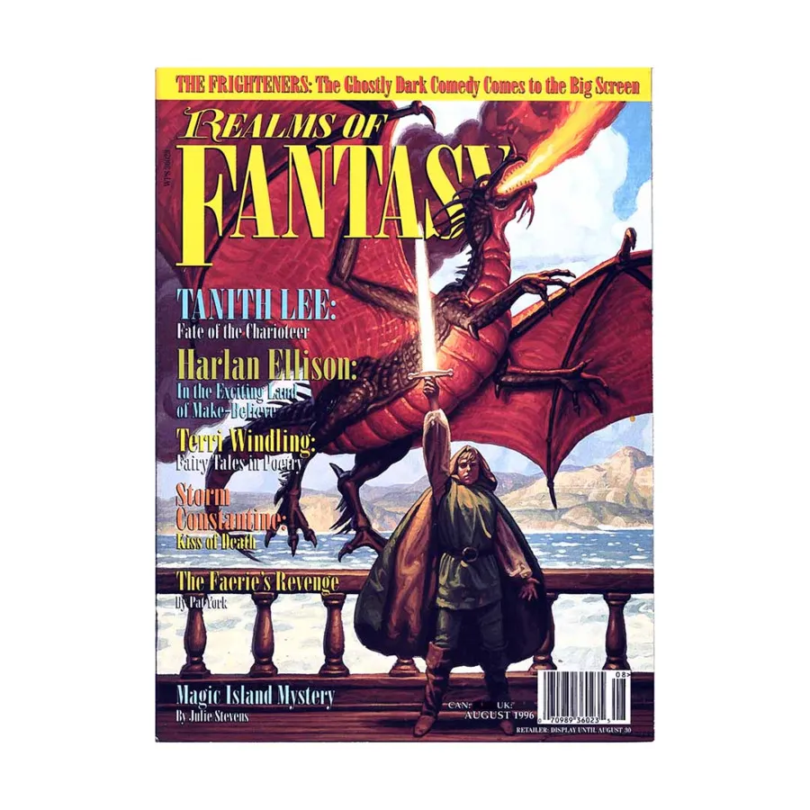 Журнал 1996 August "Fate of the Charioteer, In the Exciting Land of Make-Believe, Fairy Tales in Poetry", Realms of Fantasy Magazine
Журнал 1996 August "Fate of the Charioteer, In the Exciting Land of Make-Believe, Fairy Tales in Poetry", Realms of Fantasy Magazine