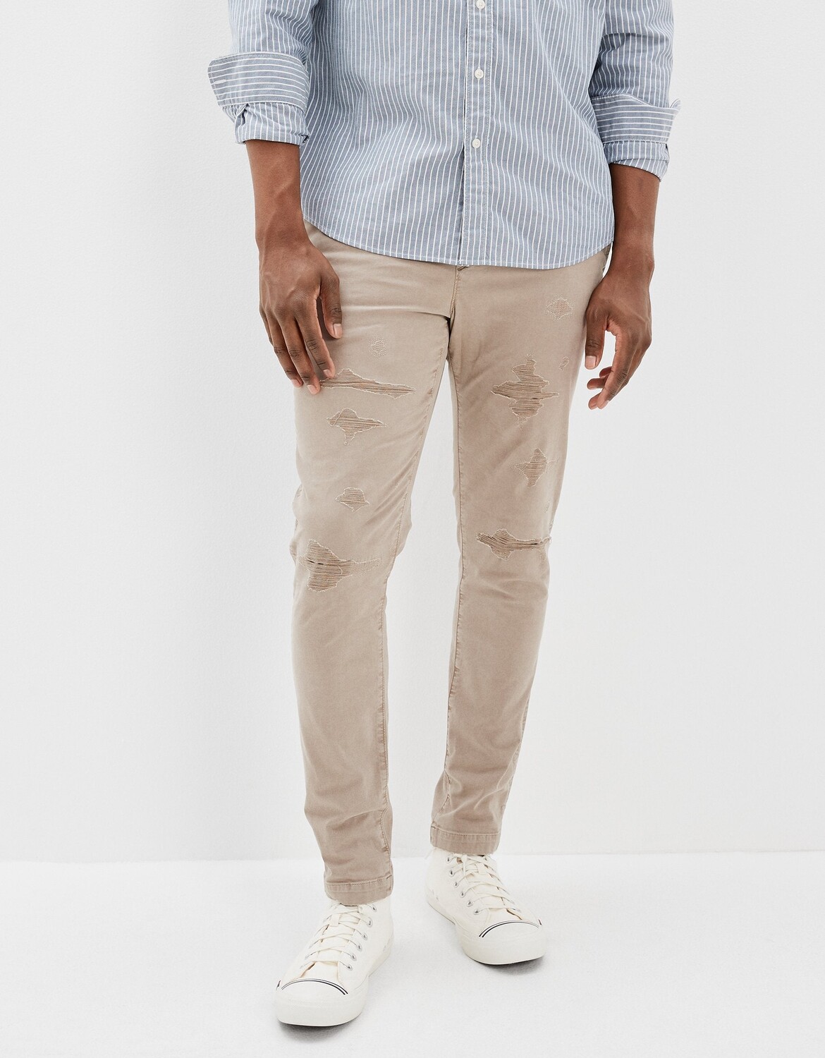 Узкие брюки цвета хаки с эффектом потертости AE Flex American Eagle Outfitters, цвет Bone Khaki
Узкие брюки цвета хаки с эффектом потертости AE Flex American Eagle Outfitters, цвет Bone Khaki