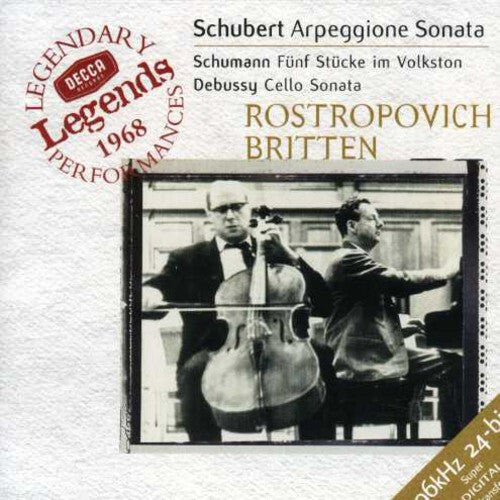 CD диск Schubert / Schumann / Debussy / Rostropovich: Arpeggione Sonata / Funf Stucke Im Volkston
CD диск Schubert / Schumann / Debussy / Rostropovich: Arpeggione Sonata / Funf Stucke Im Volkston