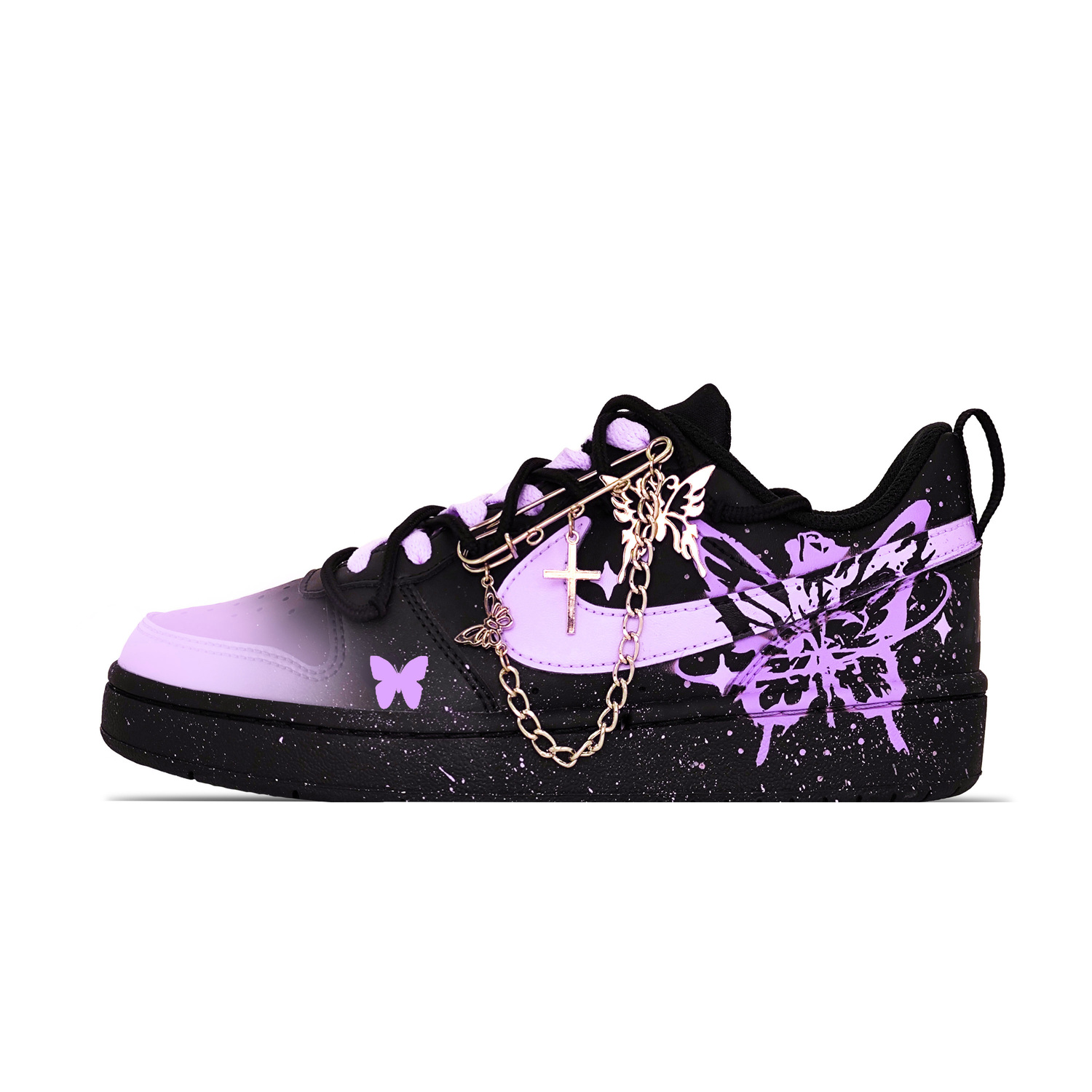 Nike Ковер Court Borough Dancing Butterfly Purple Slip Resistant Cushioning Abrasion Resistant Low top
Nike Ковер Court Borough Dancing Butterfly Purple Slip Resistant Cushioning Abrasion Resistant Low top