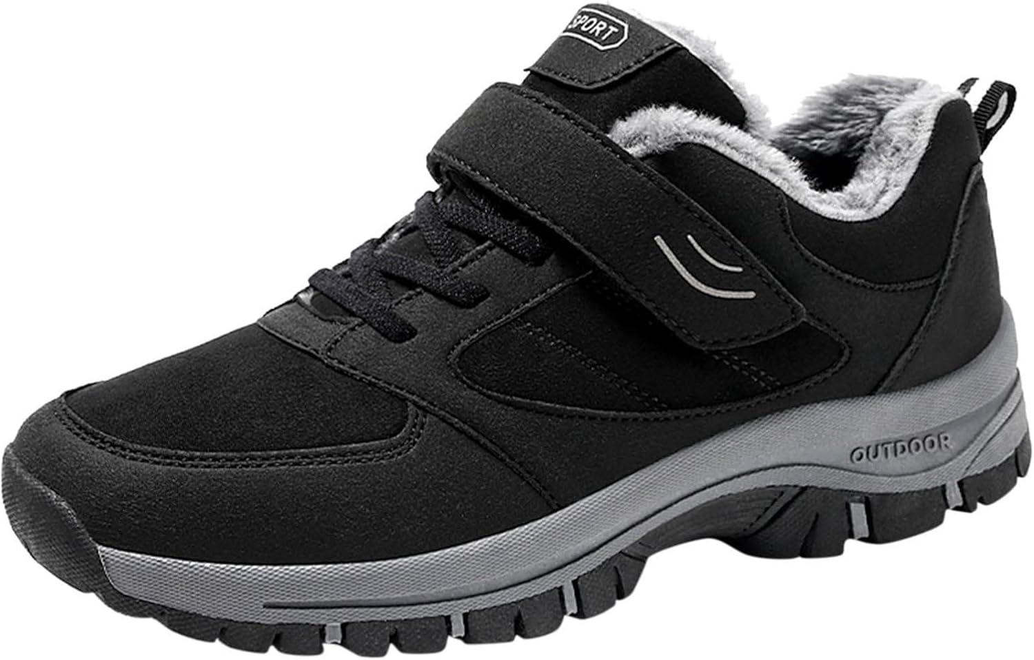 Мужские зимние ботинки с меховой подкладкой, теплые, водонепроницаемые, легкие, противоскользящие, для холодной погоды, для походов и треккинга Generic, черный
Мужские зимние ботинки с меховой подкладкой, теплые, водонепроницаемые, легкие, противоскользящие, для холодной погоды, для походов и треккинга Generic, черный