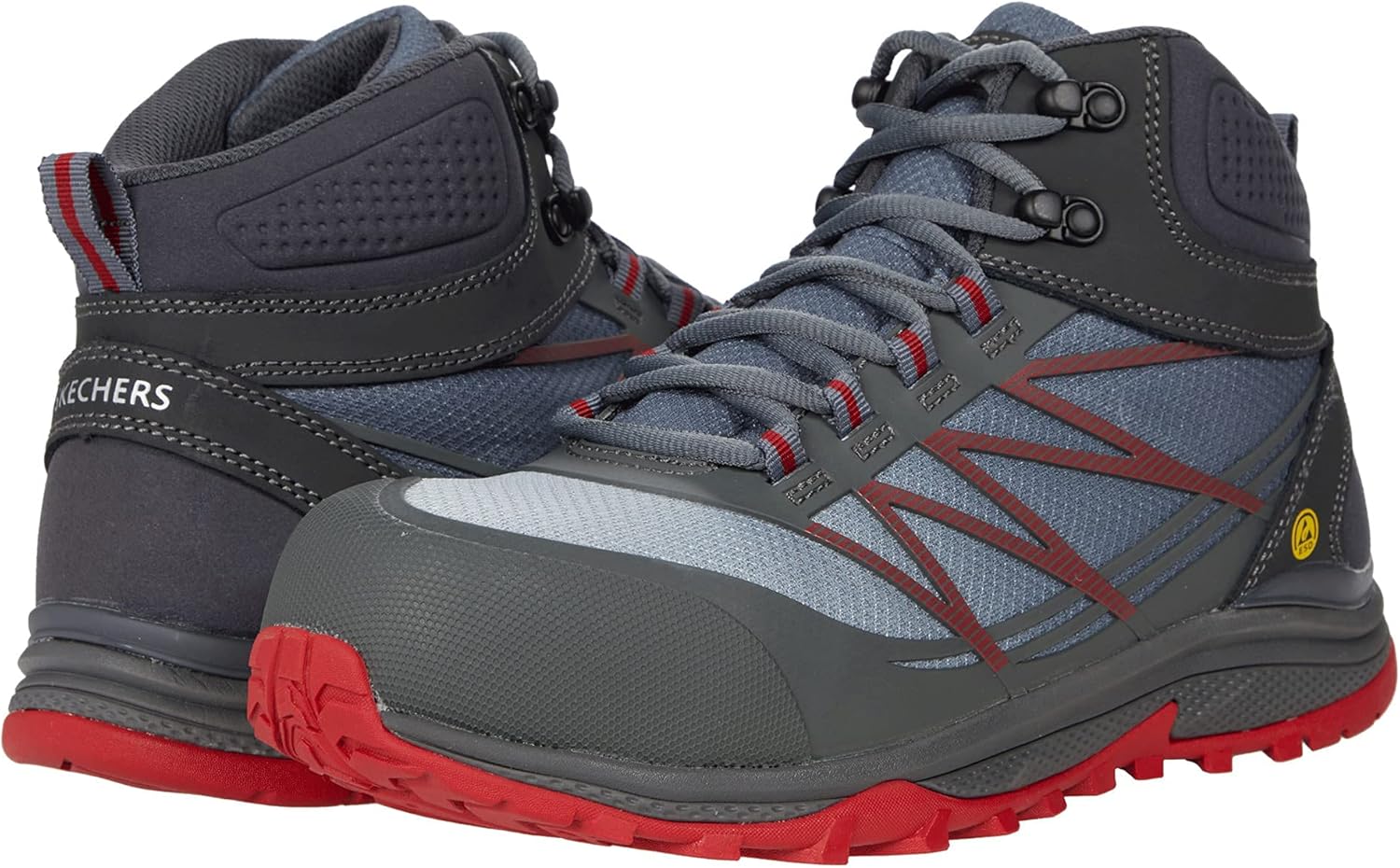 Мужские кроссовки Skechers Puxal Firmle ESD с композитным носком, серый/красный
Мужские кроссовки Skechers Puxal Firmle ESD с композитным носком, серый/красный