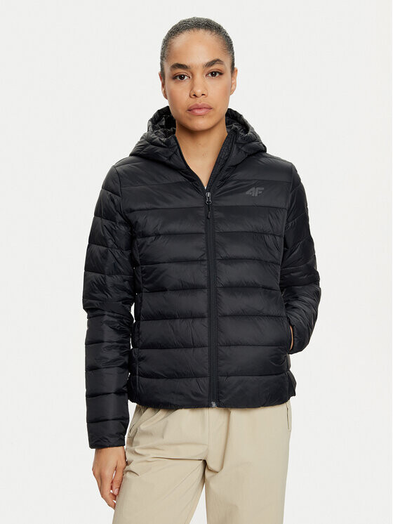 Пуховик узкого кроя 4F, черный
Пуховик узкого кроя 4F, черный
