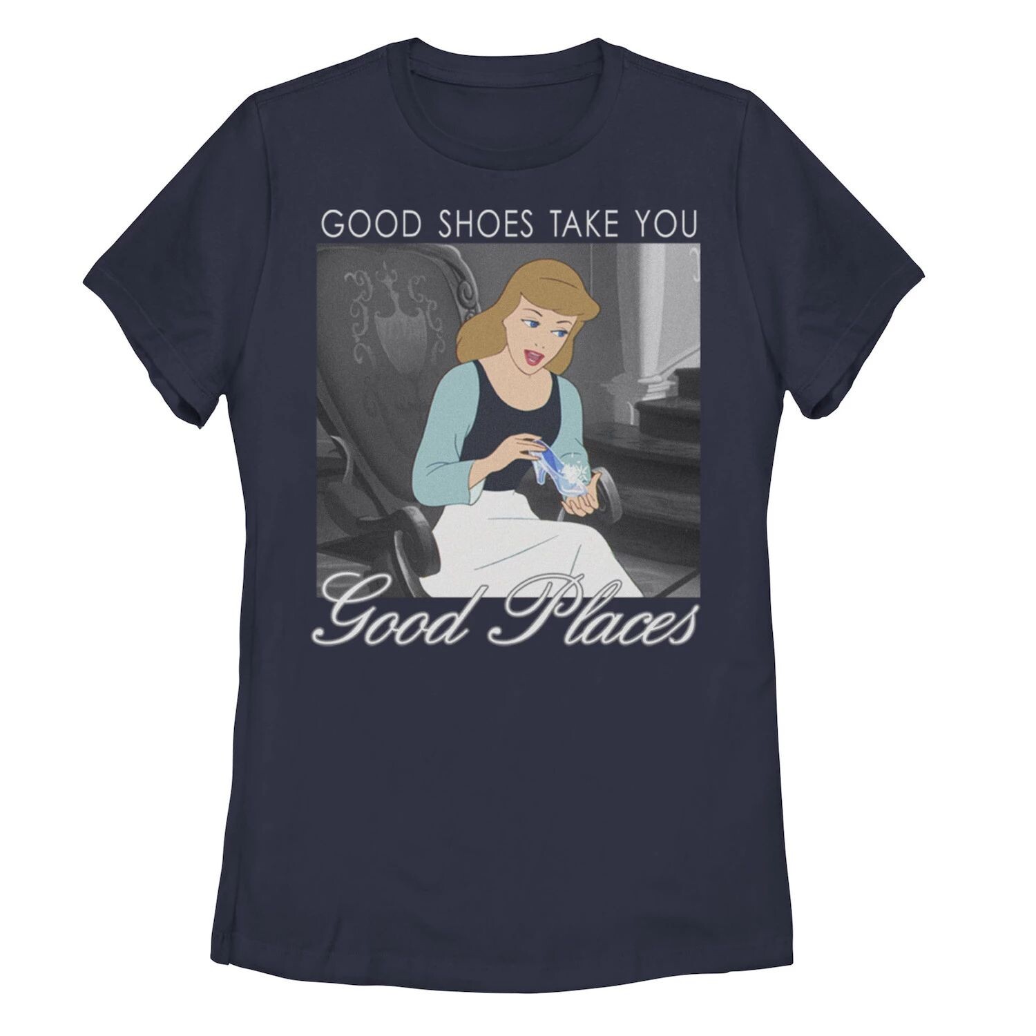 Детская футболка Disney's Cinderella Shoes с текстовым рисунком Licensed Character
Детская футболка Disney's Cinderella Shoes с текстовым рисунком Licensed Character