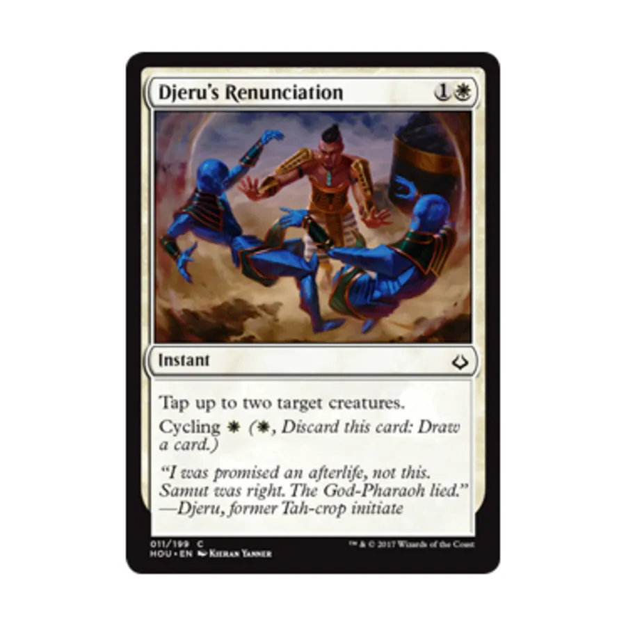CCG Отречение Джеру (C), MTG - Hour of Devastation
CCG Отречение Джеру (C), MTG - Hour of Devastation
