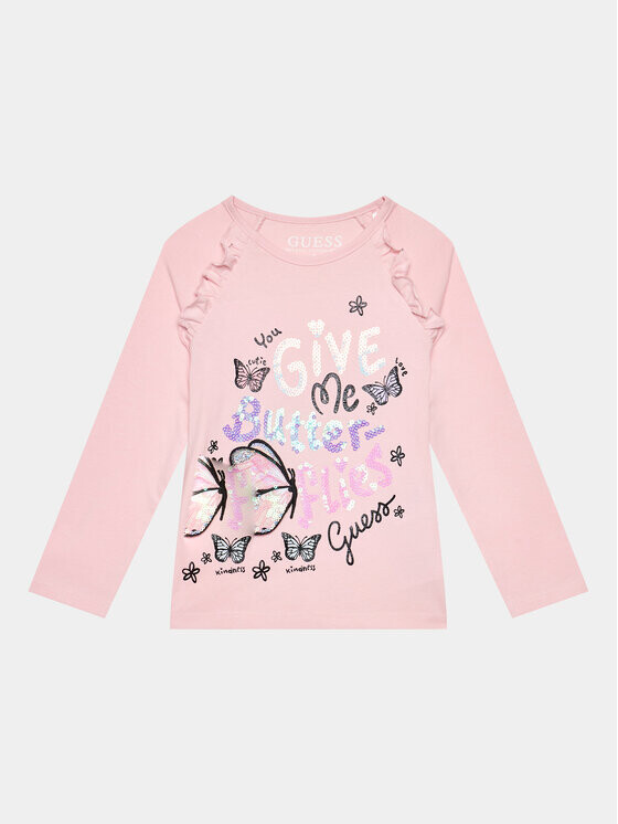 Блуза стандартного кроя Guess, розовый
Блуза стандартного кроя Guess, розовый