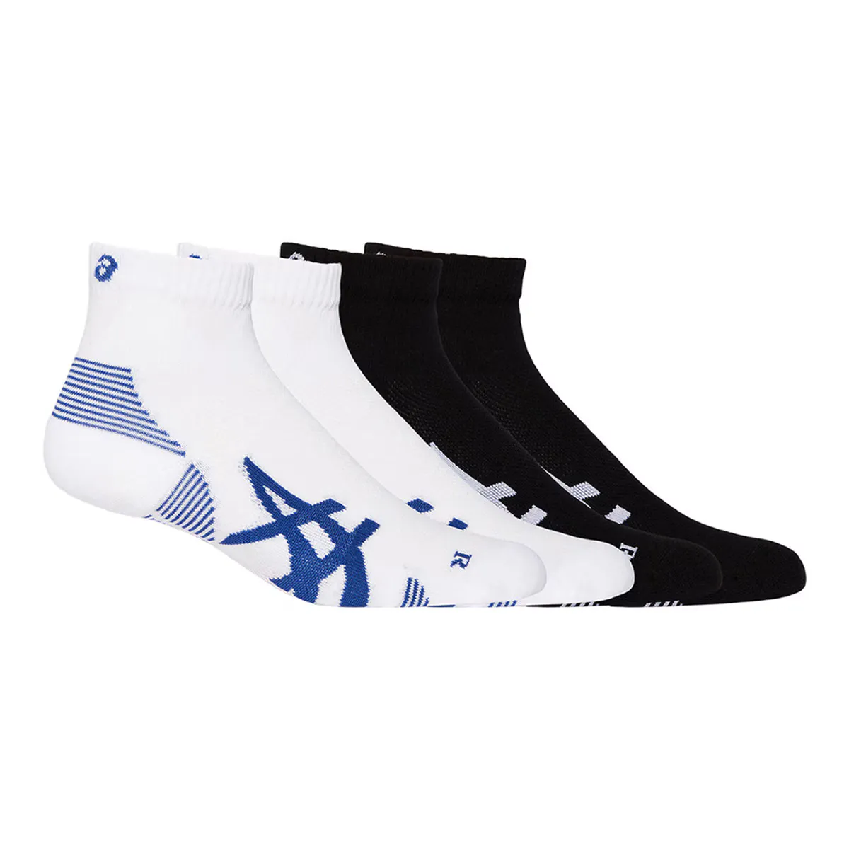 Упаковка из двух унисекс-носков для бега 2PPK Cushion Run Quarter Sock Asics, черный/белый
Упаковка из двух унисекс-носков для бега 2PPK Cushion Run Quarter Sock Asics, черный/белый