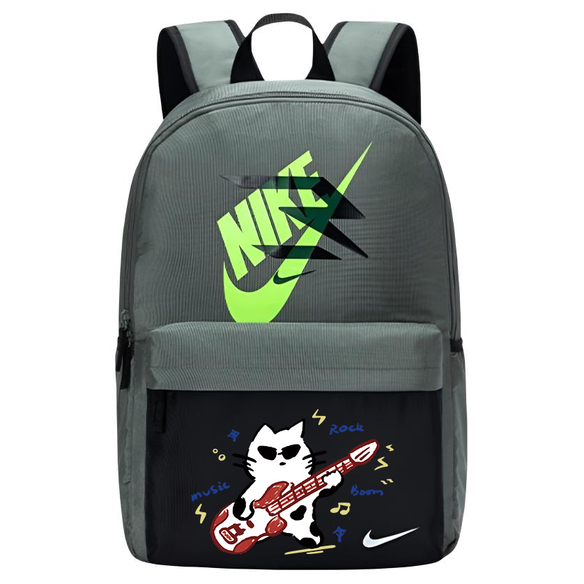 Nike Полиамидный рюкзак с термопереносом унисекс пузырчатый английский, White Guitar Cat
Nike Полиамидный рюкзак с термопереносом унисекс пузырчатый английский, White Guitar Cat
