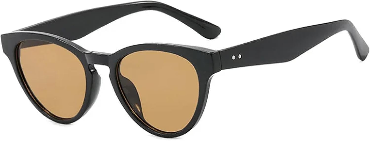 Солнцезащитные очки с защитой от УФ-излучения UV400 | Маленький размер "кошачий глаз" | Для женщин и мужчин | Для занятий спортом на открытом воздухе и вождения DSVIGF, Black-brown
Солнцезащитные очки с защитой от УФ-излучения UV400 | Маленький размер "кошачий глаз" | Для женщин и мужчин | Для занятий спортом на открытом воздухе и вождения DSVIGF, Black-brown