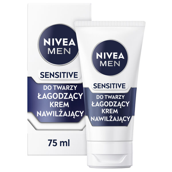 Успокаивающий увлажняющий крем для лица для мужчин, 75 мл Nivea Men sensitive 
Успокаивающий увлажняющий крем для лица для мужчин, 75 мл Nivea Men sensitive