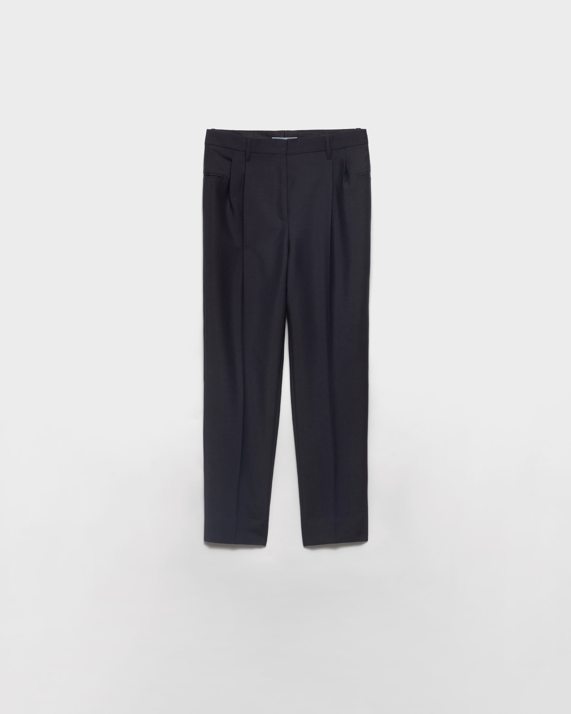 Брюки из мохера козленка Prada, синий
Брюки из мохера козленка Prada, синий