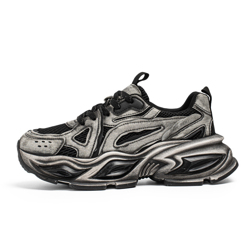 NANJIREN Мужские черные массивные кроссовки лоу-топ, цвет Black
NANJIREN Мужские черные массивные кроссовки лоу-топ, цвет Black