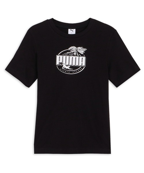 Мужская футболка с коротким рукавом, графический принт Palm Resort PUMA, черный
Мужская футболка с коротким рукавом, графический принт Palm Resort PUMA, черный