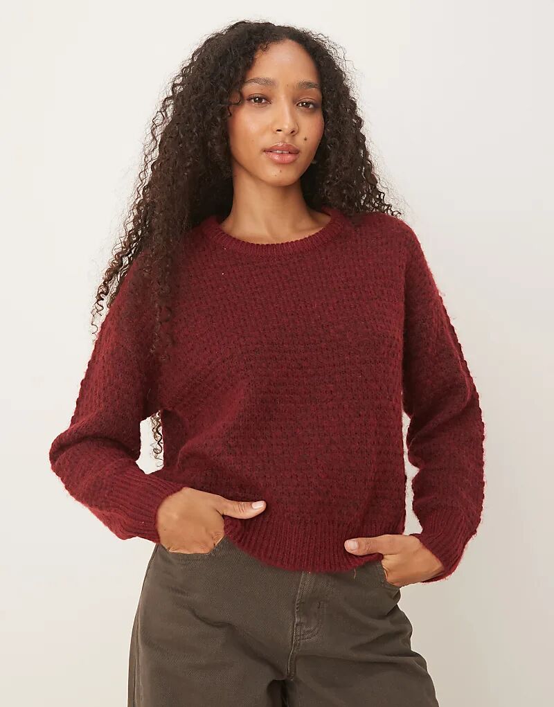Вязаный джемпер JJXX бордового цвета
Вязаный джемпер JJXX бордового цвета