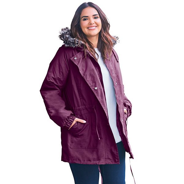 Анорак из таслона с утеплителем, Plus size Woman Within, Deep Claret
Анорак из таслона с утеплителем, Plus size Woman Within, Deep Claret