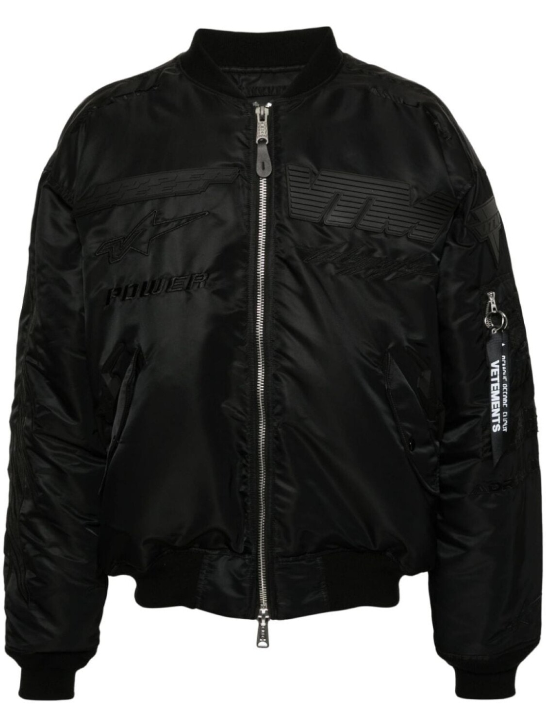 VETEMENTS бомбер Blackout Racing, черный
VETEMENTS бомбер Blackout Racing, черный
