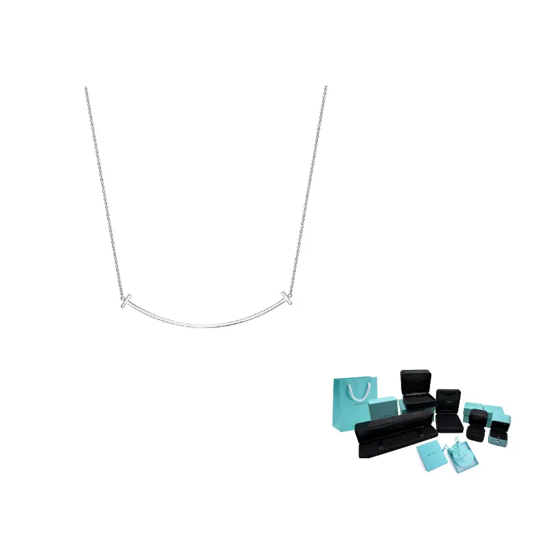 TIFFANY & CO. Ожерелье из белого золота 18 карат T 18K для женщин
TIFFANY & CO. Ожерелье из белого золота 18 карат T 18K для женщин