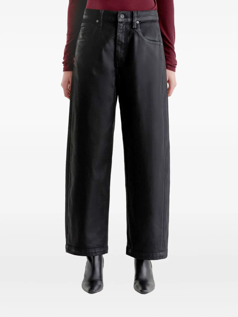 Джинсы Hattie с пятью карманами и шлевками для ремня Ag Jeans, черный
Джинсы Hattie с пятью карманами и шлевками для ремня Ag Jeans, черный