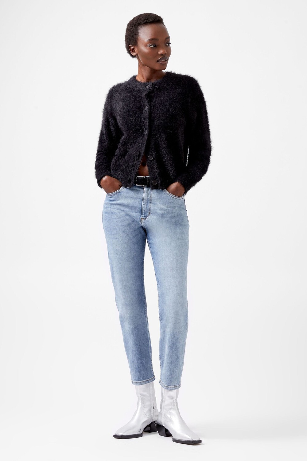 Molly feather длинный рукав кардиган French Connection, черный
Molly feather длинный рукав кардиган French Connection, черный