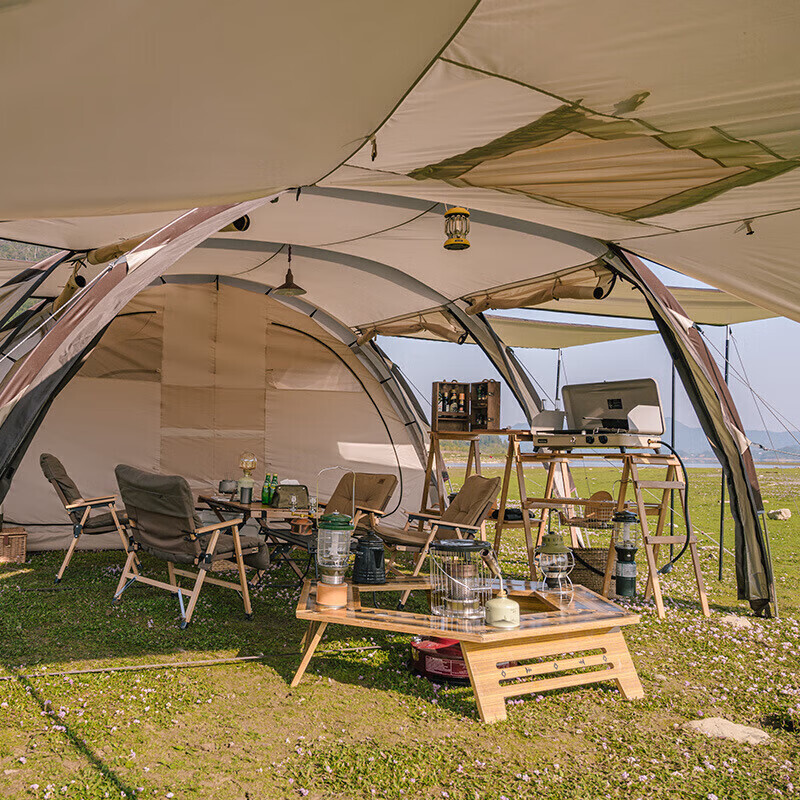 Трехопорная палатка для кемпинга Naturehike Yunzhou со средним туннелем, большая передняя прихожая NH20ZP015, большая - зыбучие пески, золото - со снежной юбкой
Трехопорная палатка для кемпинга Naturehike Yunzhou со средним туннелем, большая передняя прихожая NH20ZP015, большая - зыбучие пески, золото - со снежной юбкой