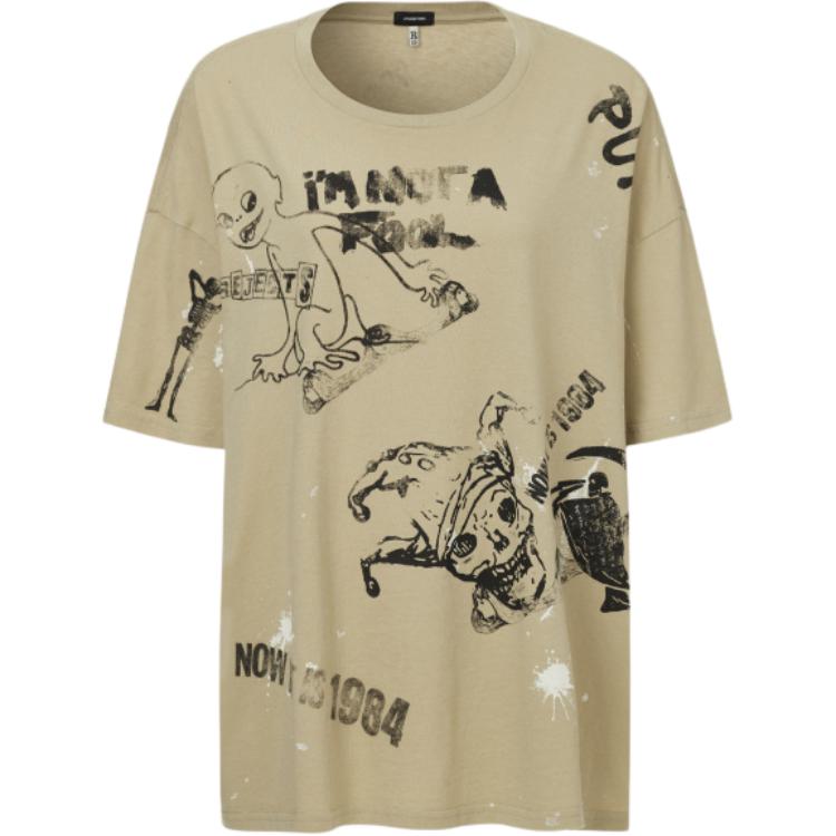 Футболка с принтом R13, хаки
Футболка с принтом R13, хаки