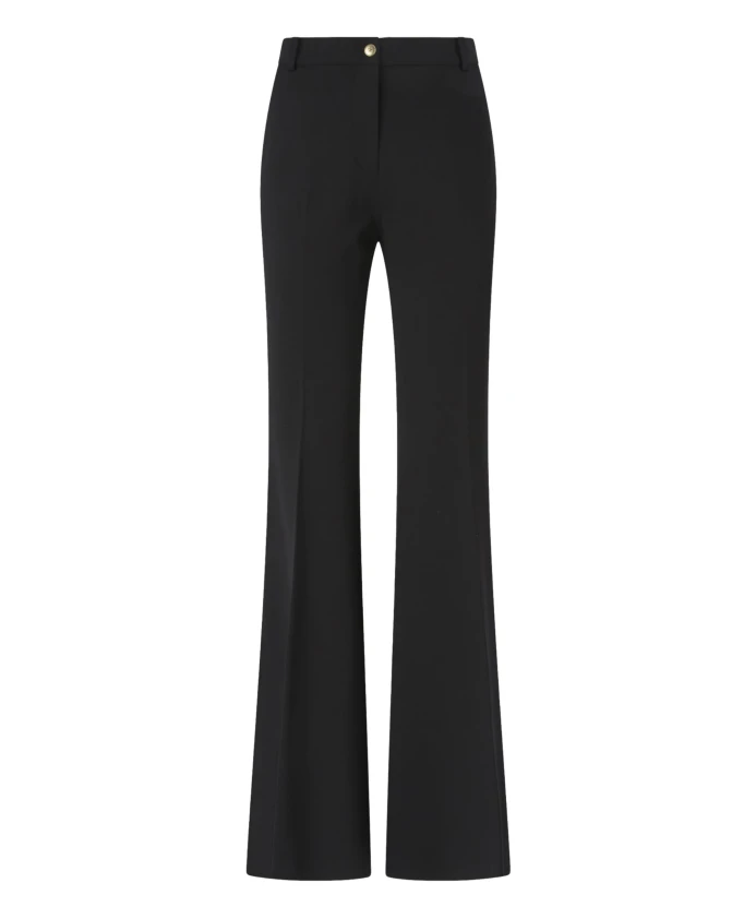 Черные брюки с высокой талией и расклешенным низом. Pinko, черный
Черные брюки с высокой талией и расклешенным низом. Pinko, черный