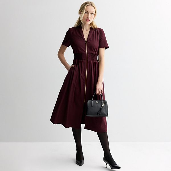 Платье миди на молнии спереди Nine West, Maddie Plum
Платье миди на молнии спереди Nine West, Maddie Plum