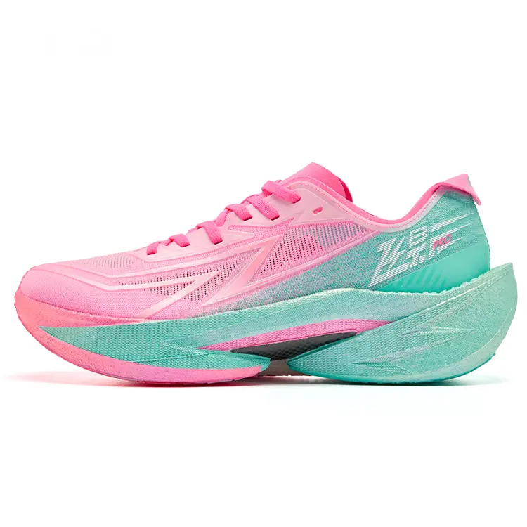 QIAODAN Дышащие, легкие, низкие, карбоновые кроссовки для марафона, мужские, розово-зеленые
QIAODAN Дышащие, легкие, низкие, карбоновые кроссовки для марафона, мужские, розово-зеленые