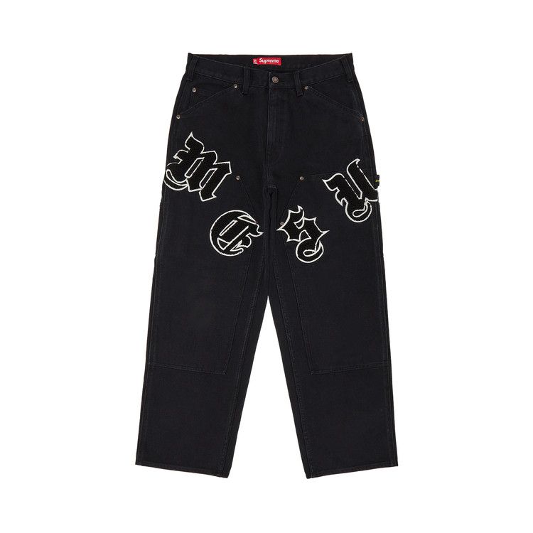Брюки Supreme Old English Canvas Double Knee Painter Pant, Black
Брюки Supreme Old English Canvas Double Knee Painter Pant, Black