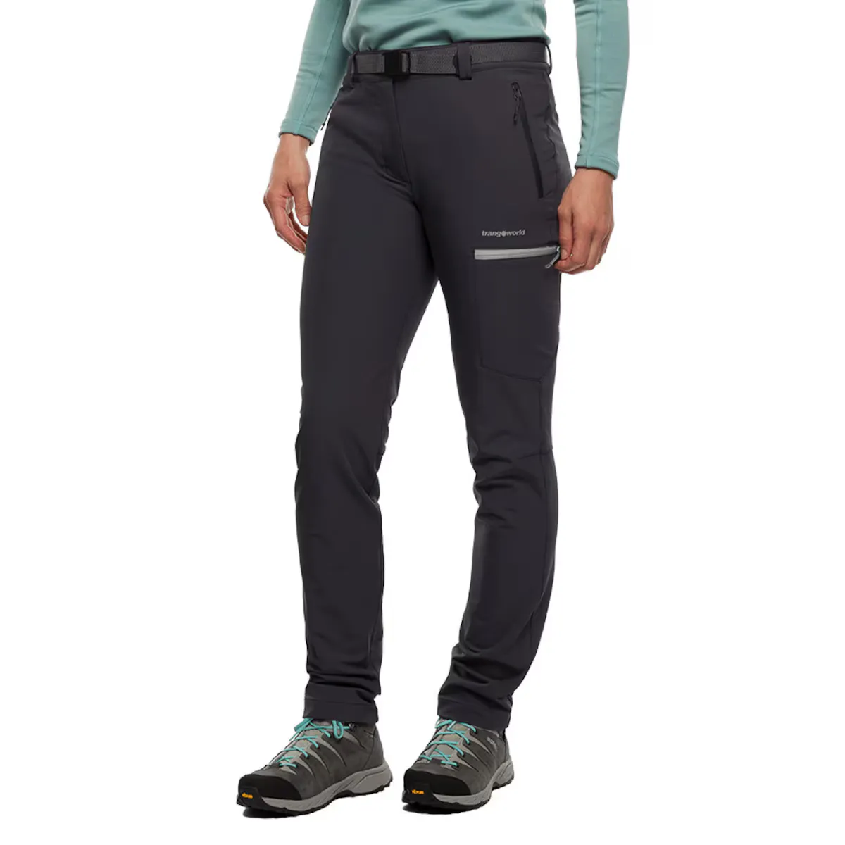 Длинные женские брюки Vivier Trangoworld, антрацит 
Длинные женские брюки Vivier Trangoworld, антрацит