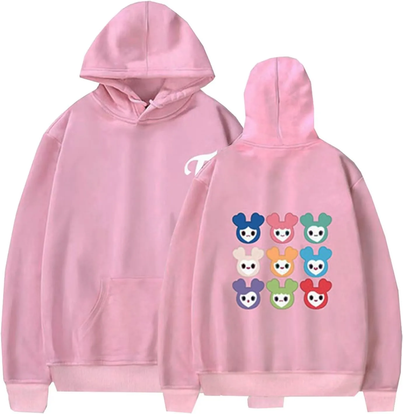 Толстовка Twice с капюшоном, длинные рукава FUJUTANG
Толстовка Twice с капюшоном, длинные рукава FUJUTANG