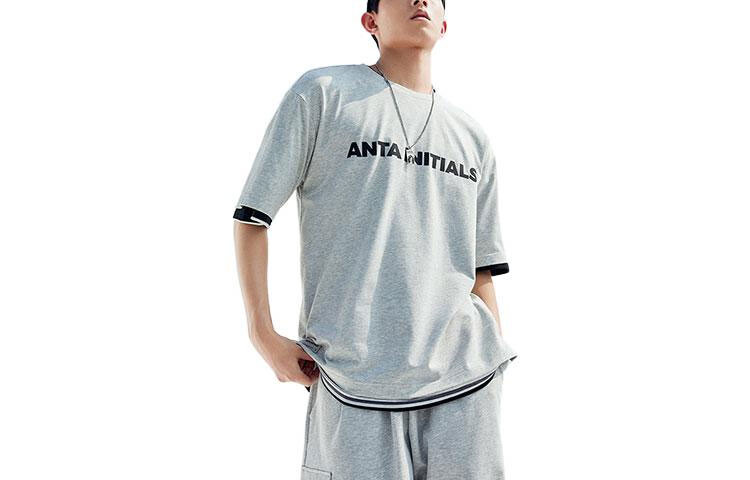 Футболка унисекс серая Anta, серый
Футболка унисекс серая Anta, серый